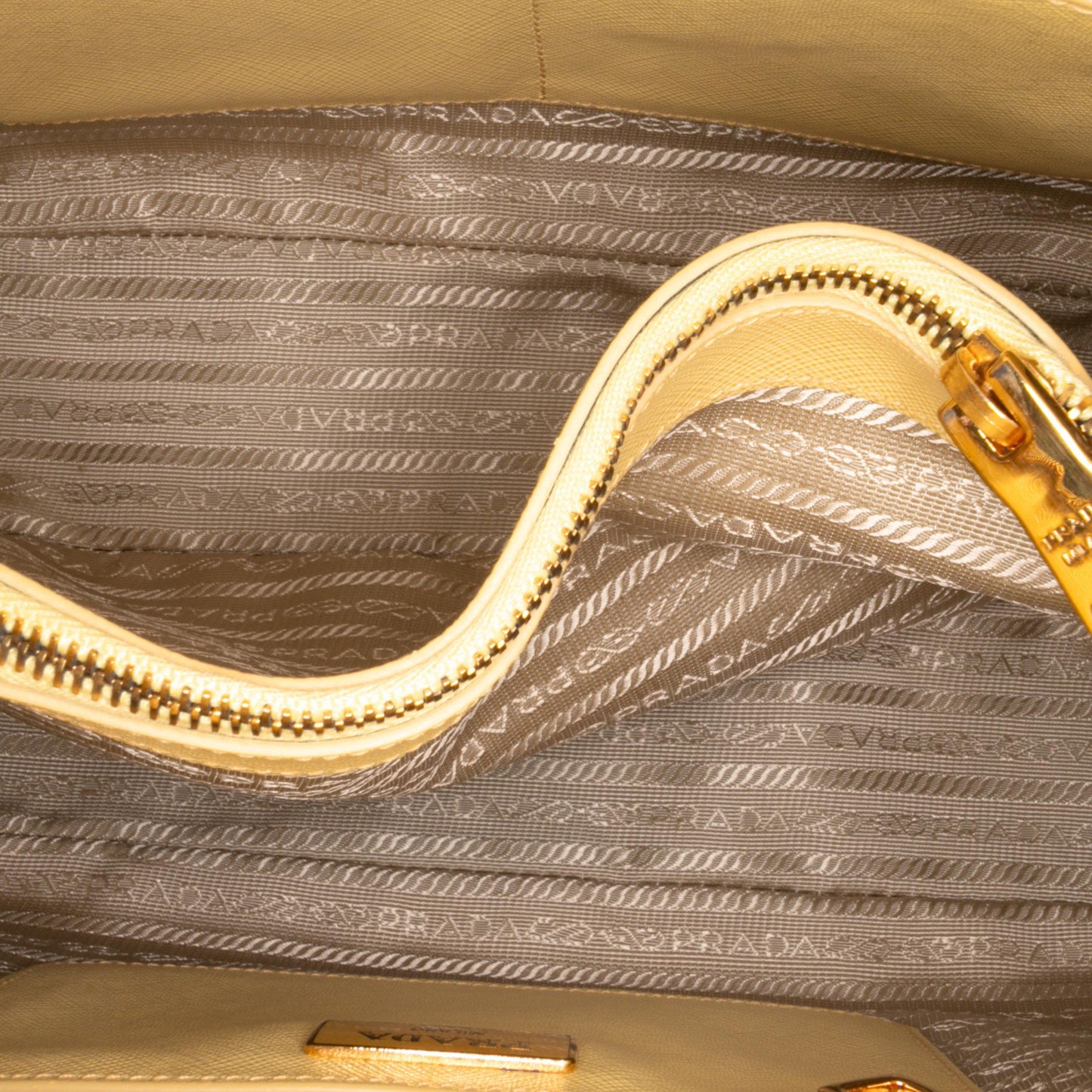 Prada Medium Saffiano Lux Promenade Satchel