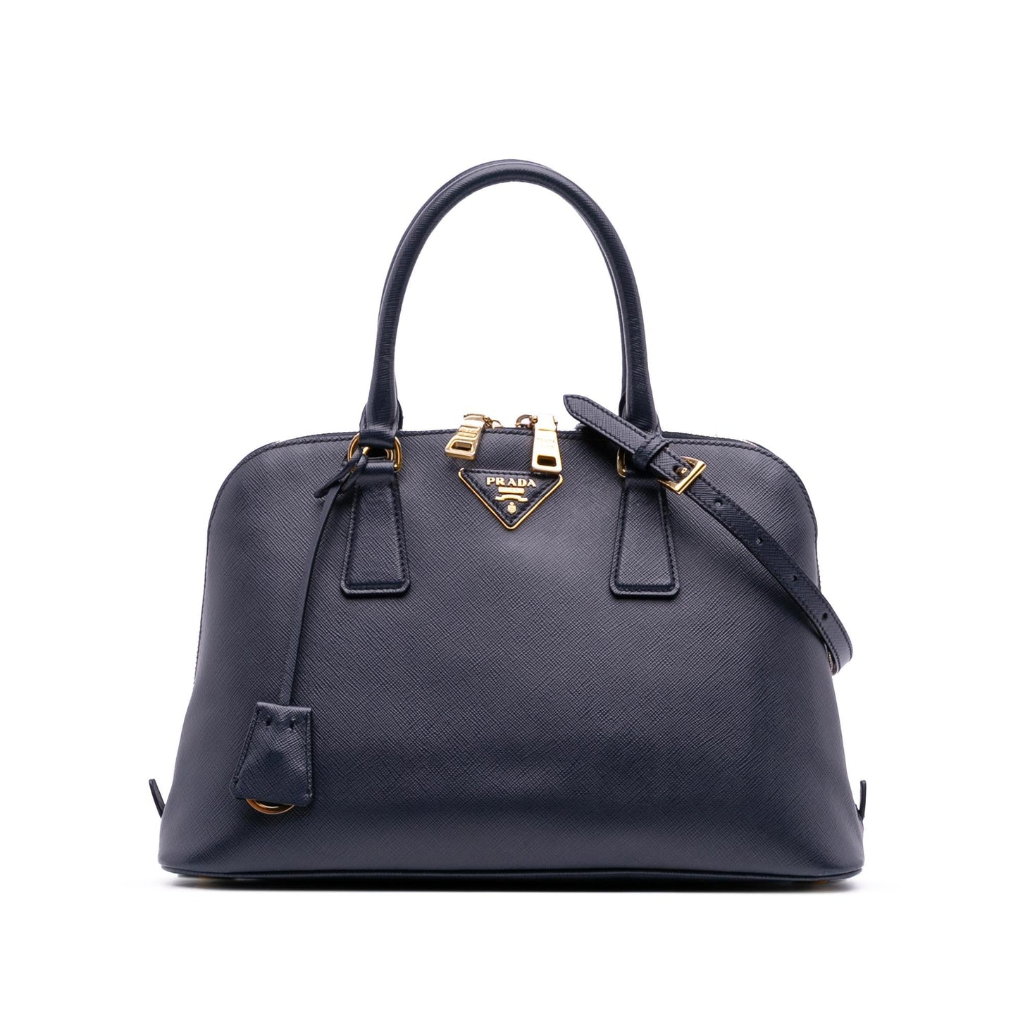 Prada Medium Saffiano Lux Promenade Satchel