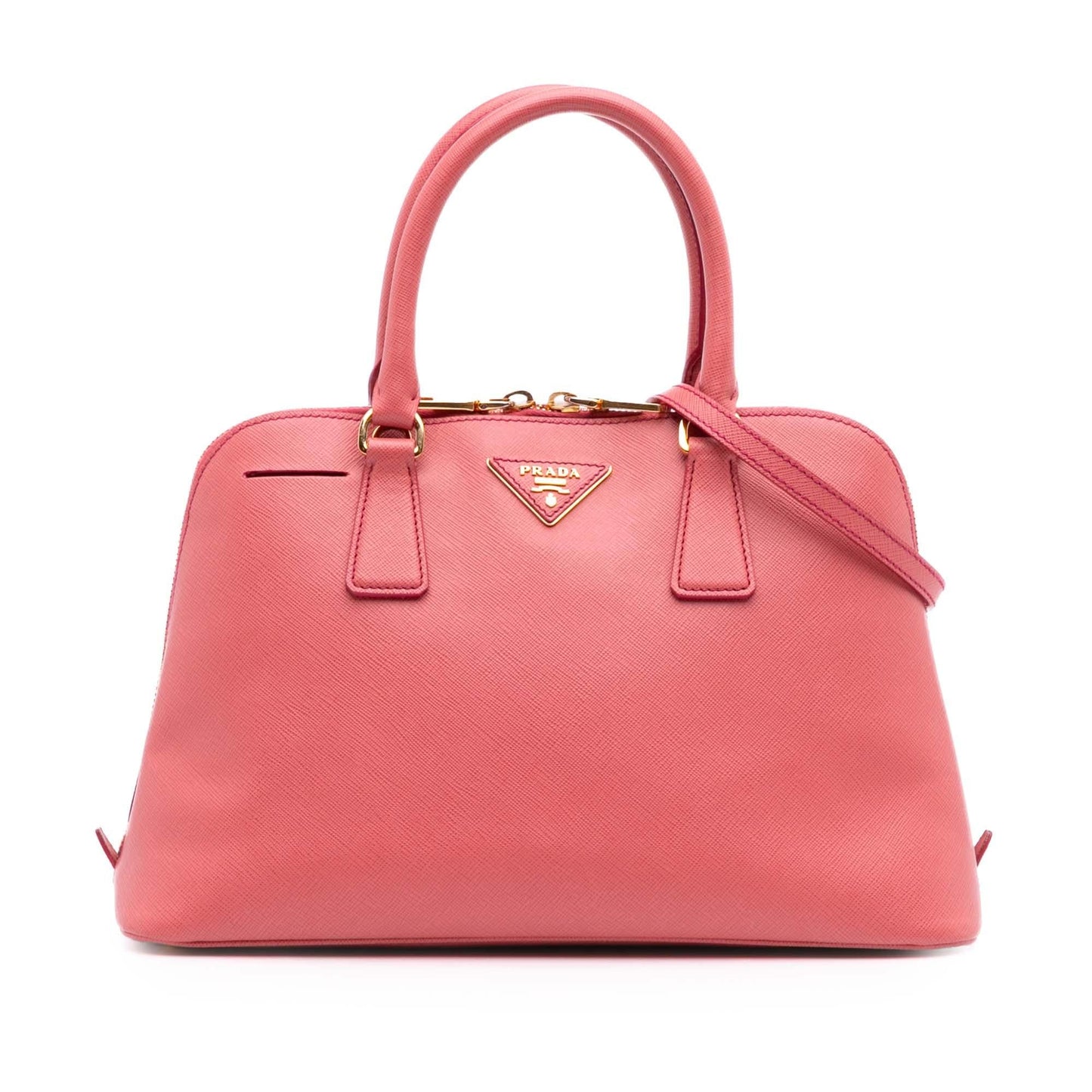Prada Medium Saffiano Lux Promenade Satchel