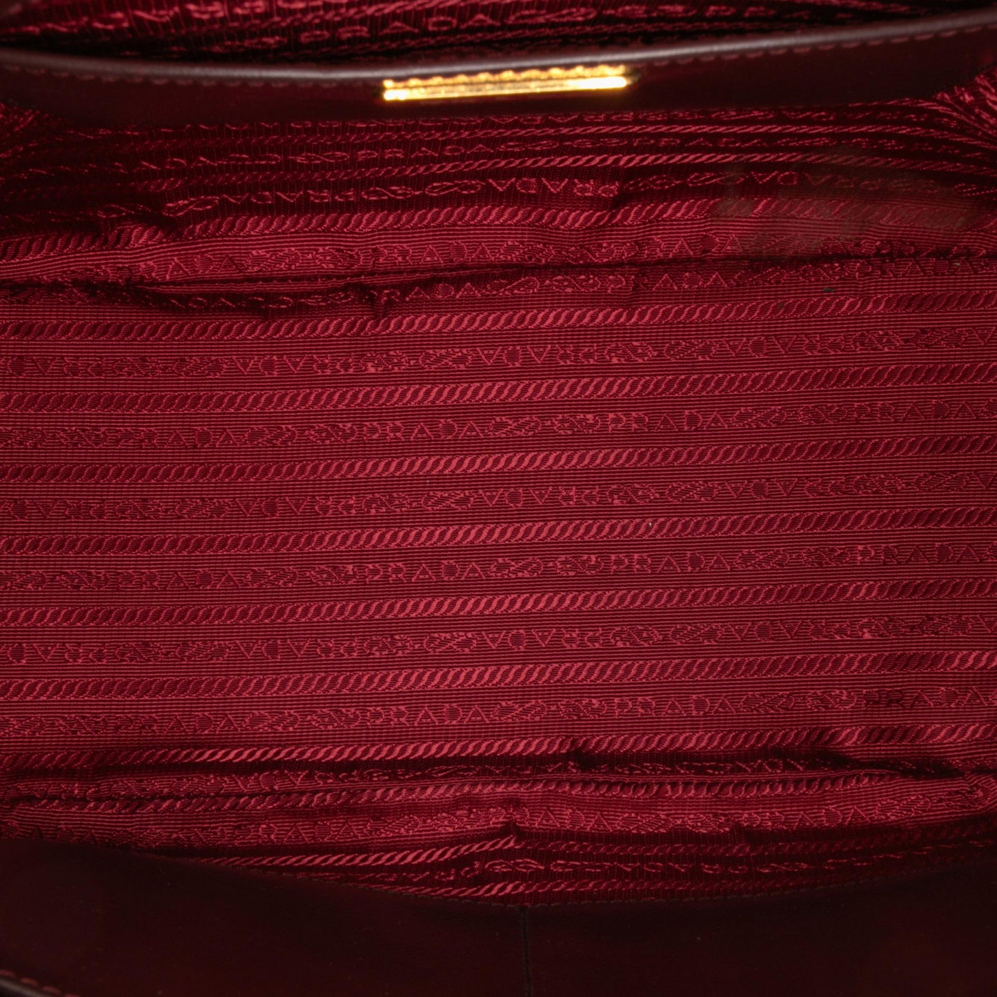 Prada Medium Saffiano Vernice Dome Satchel