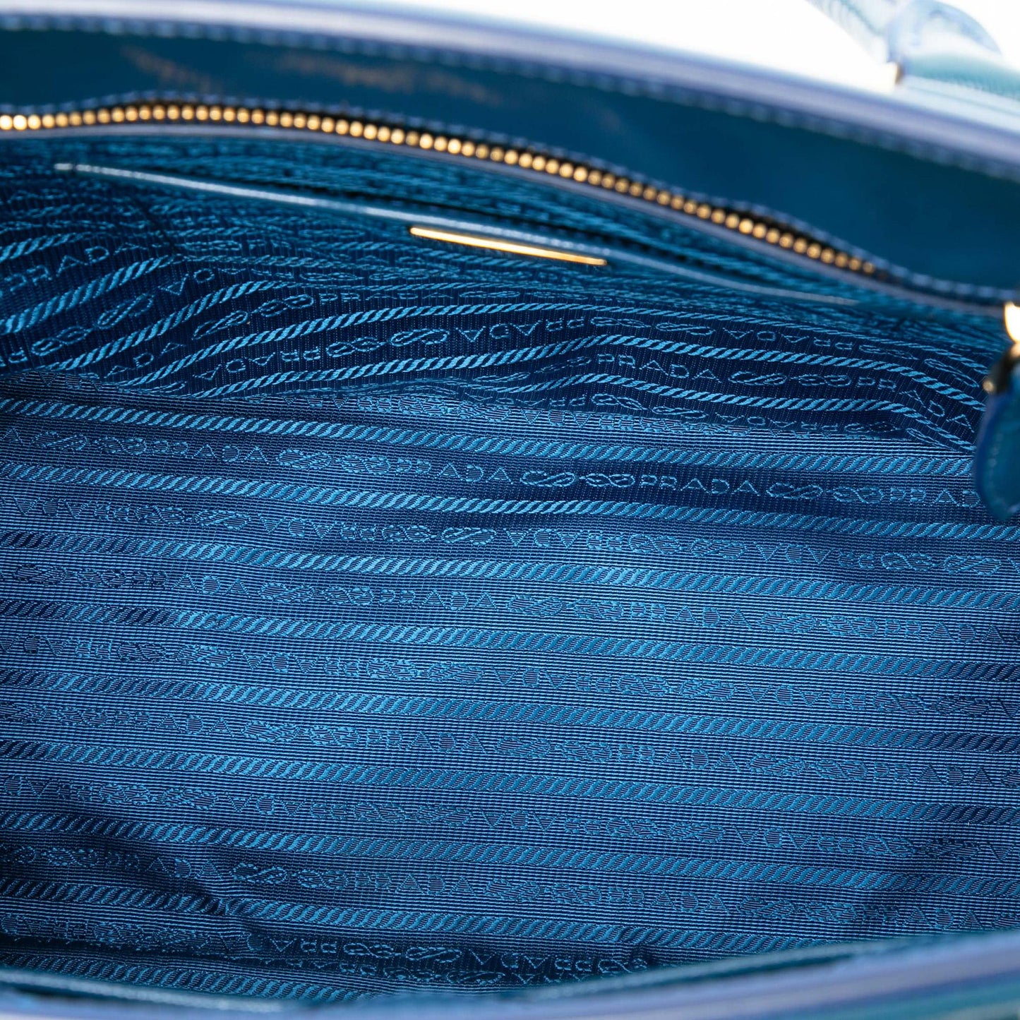 Prada Medium Saffiano Vernice Parabole Tote