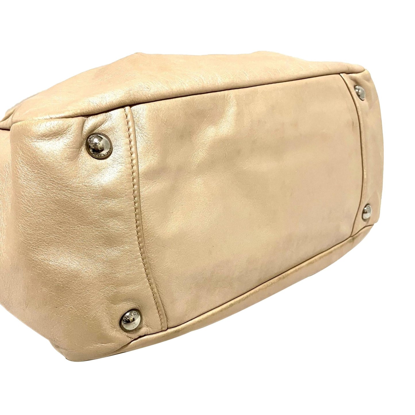 Prada Metallic Soft Calf Shopping Tote (SHG-69YSIe)