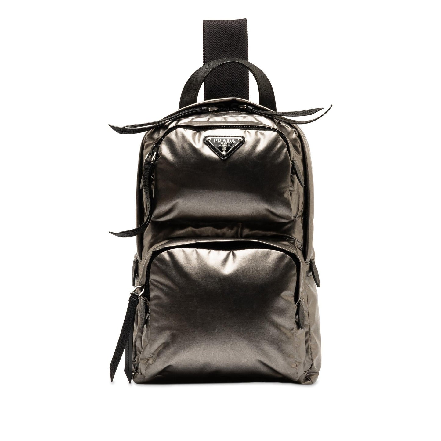 Prada Metallic Tessuto Sling (SHG-t7Gdto)