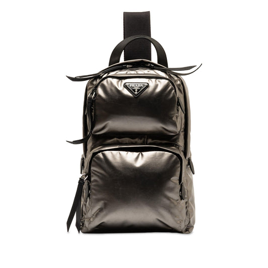 Prada Metallic Tessuto Sling (SHG-t7Gdto)