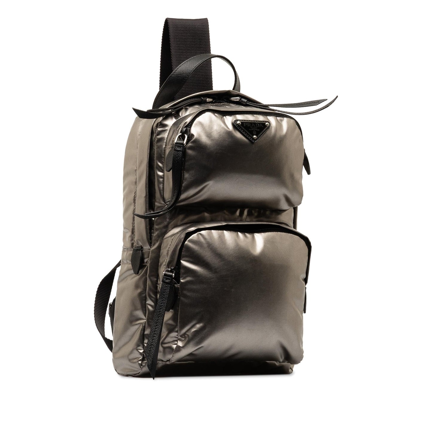 Prada Metallic Tessuto Sling (SHG-t7Gdto)