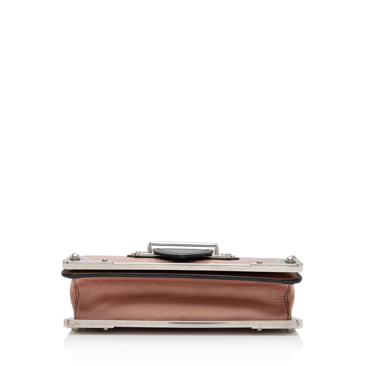 Prada Metallic Saffiano Cahier Shoulder Bag (SHF-r8TuA7)