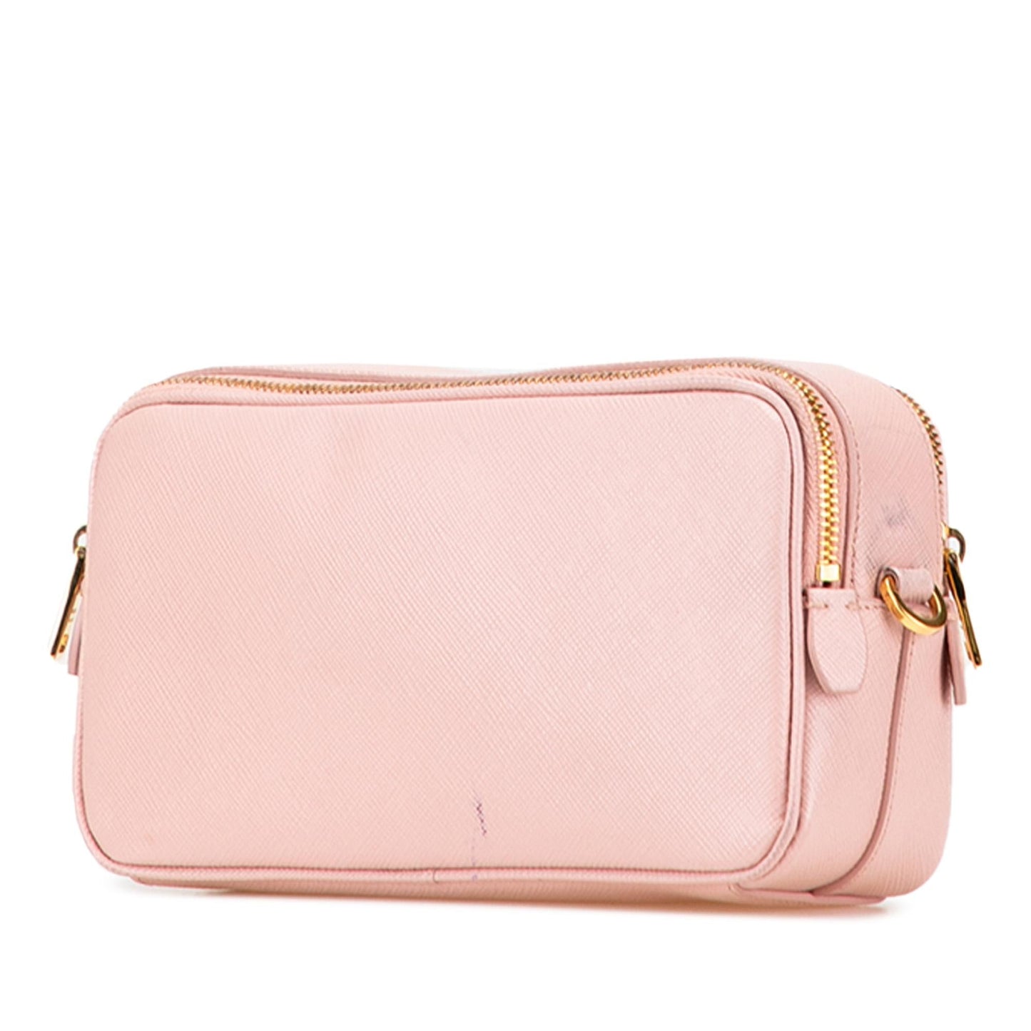 Prada Mini Saffiano Double Zip Crossbody