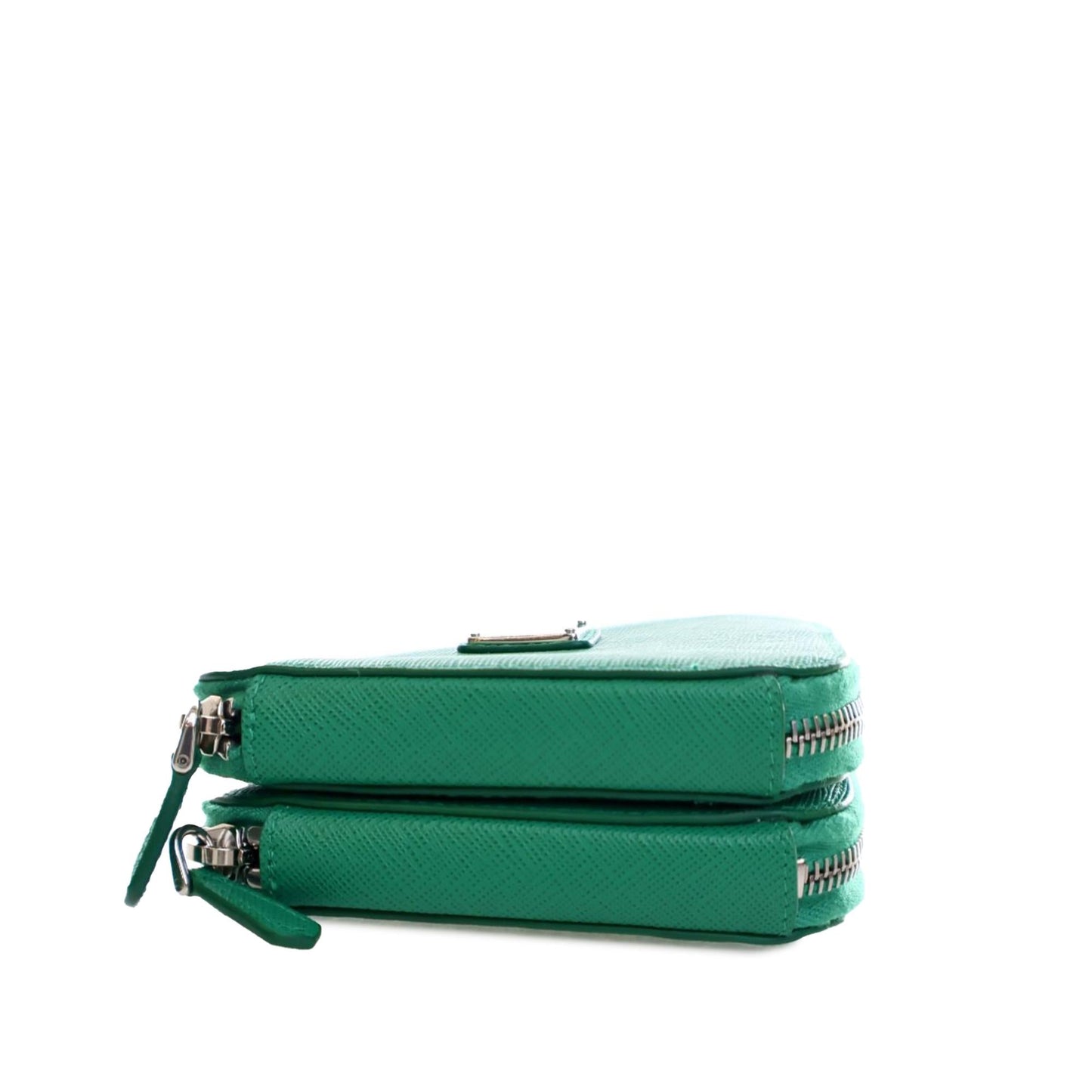 Prada Mini Saffiano Lux Double Triangle Satchel