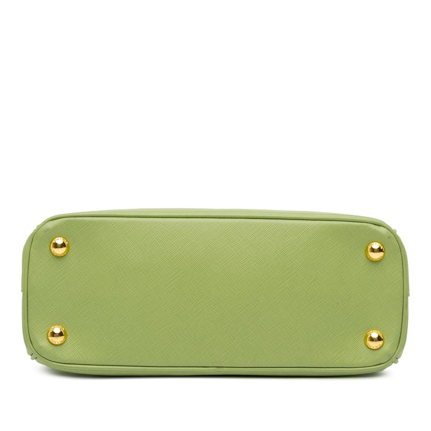 Prada Mini Saffiano Lux Galleria Double Zip Satchel
