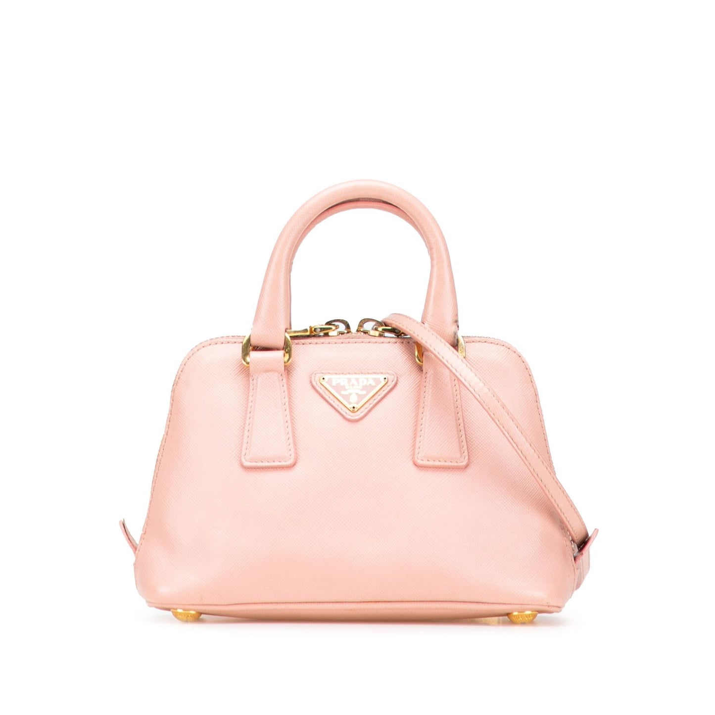 Prada Mini Saffiano Lux Promenade Satchel