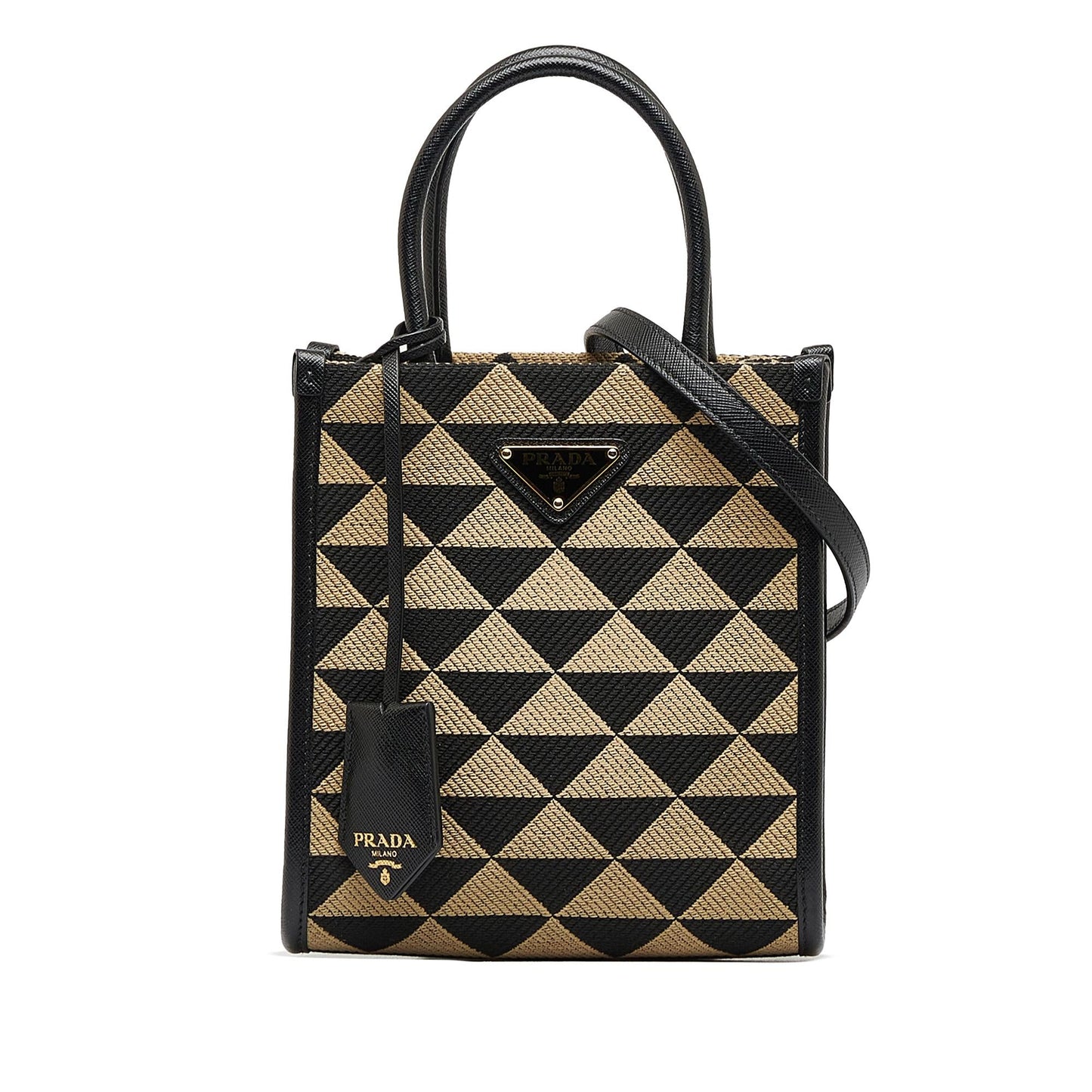 Prada Mini Symbole Triangolo Satchel (SHG-rRrX6V)