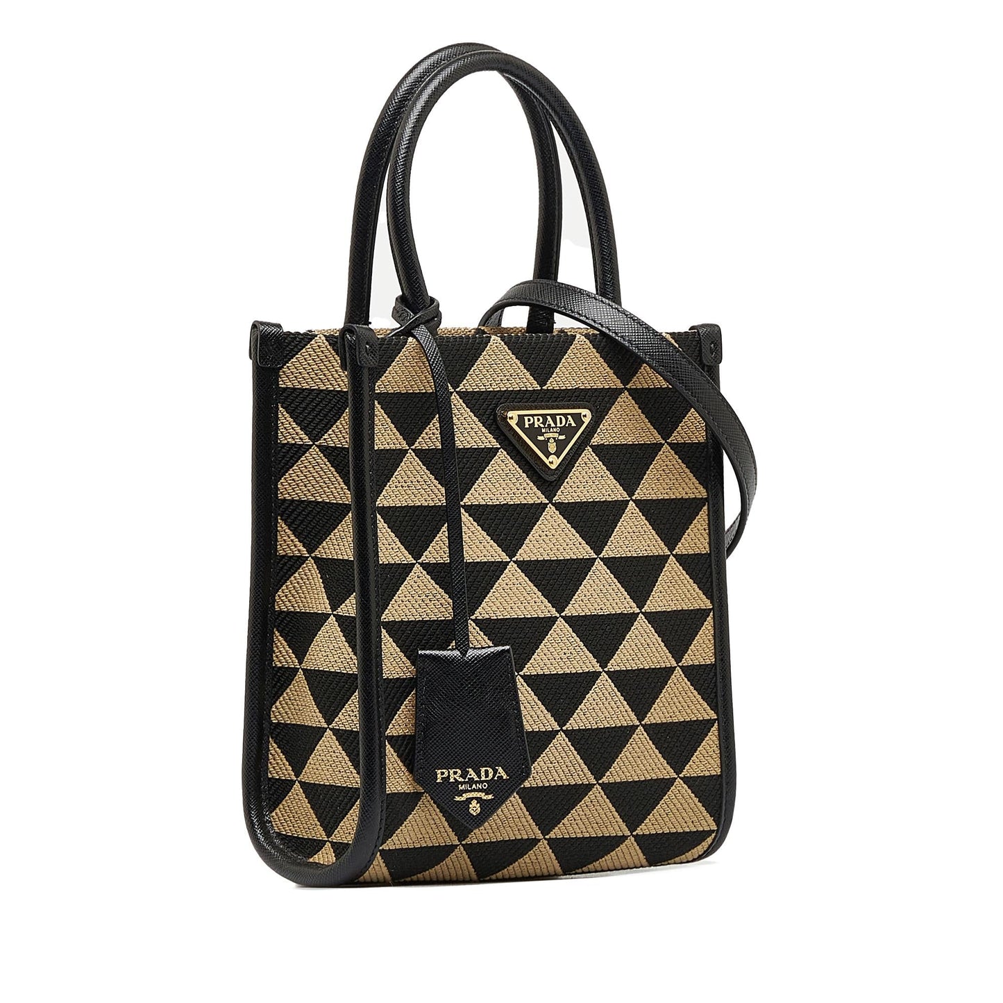 Prada Mini Symbole Triangolo Satchel (SHG-rRrX6V)