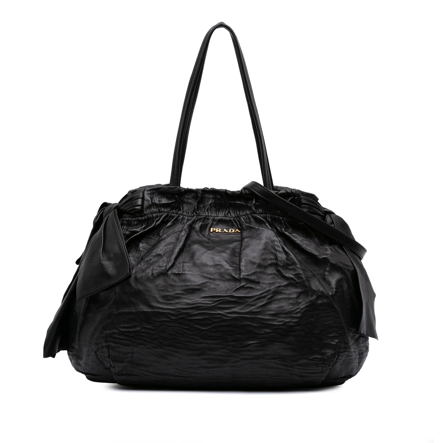 Prada Nappa Antique Bow Satchel