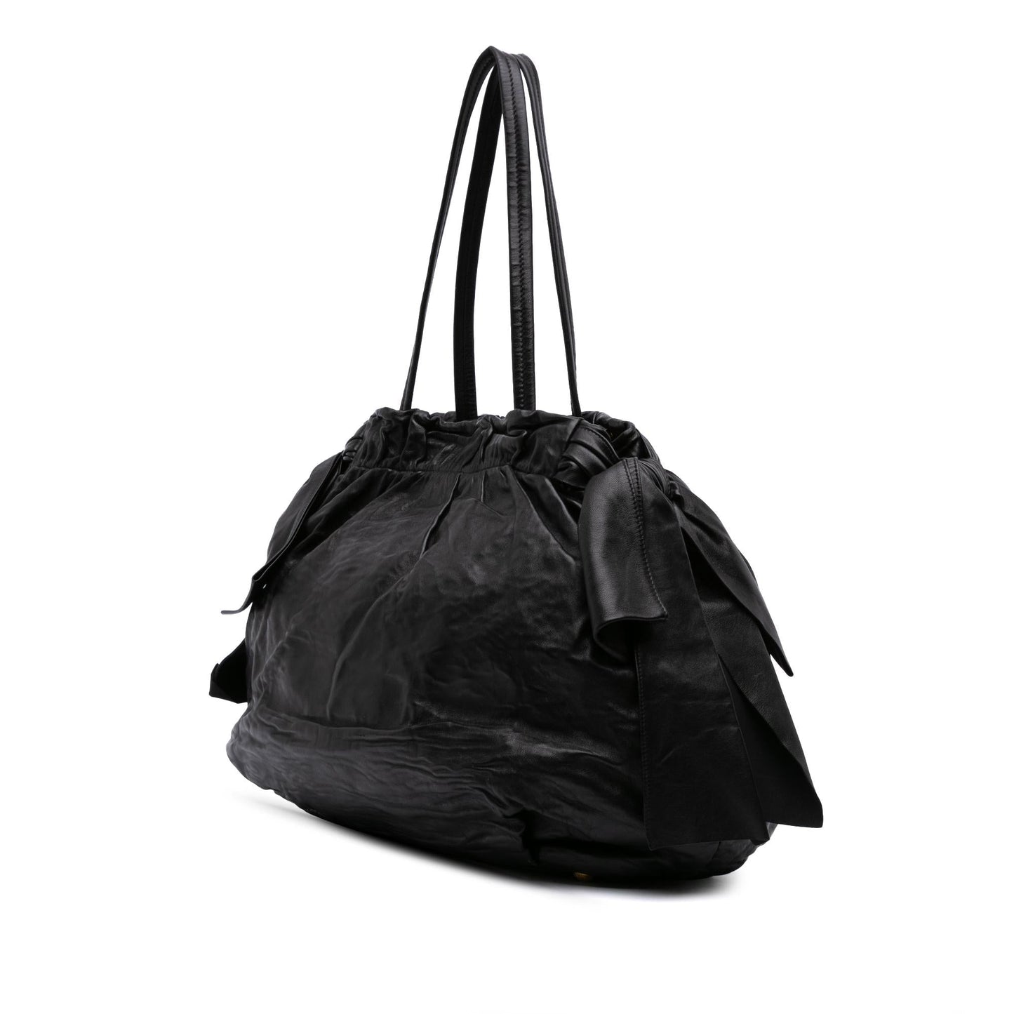 Prada Nappa Antique Bow Satchel