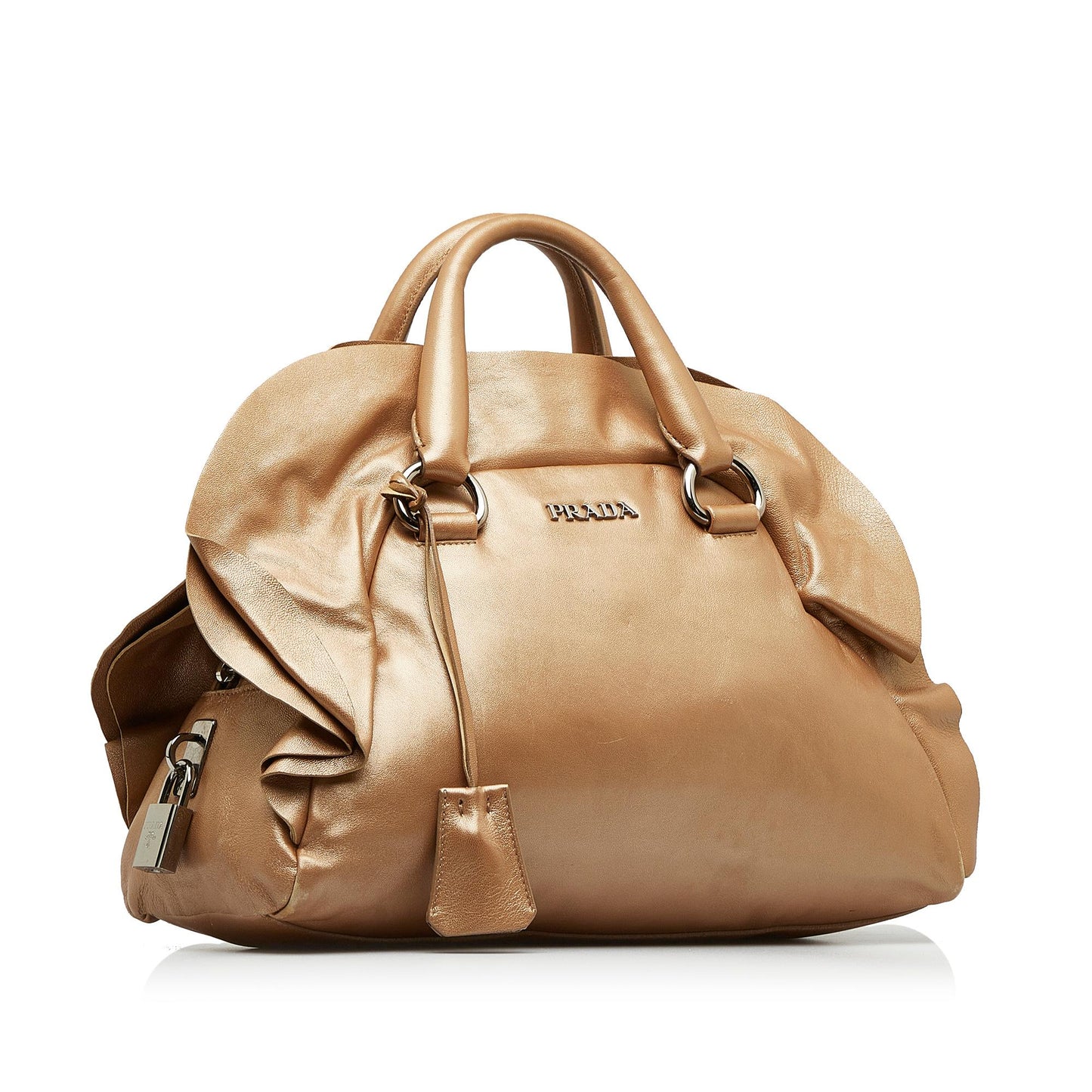 Prada Nappa Bauletto Handbag (SHG-PBNJB9)