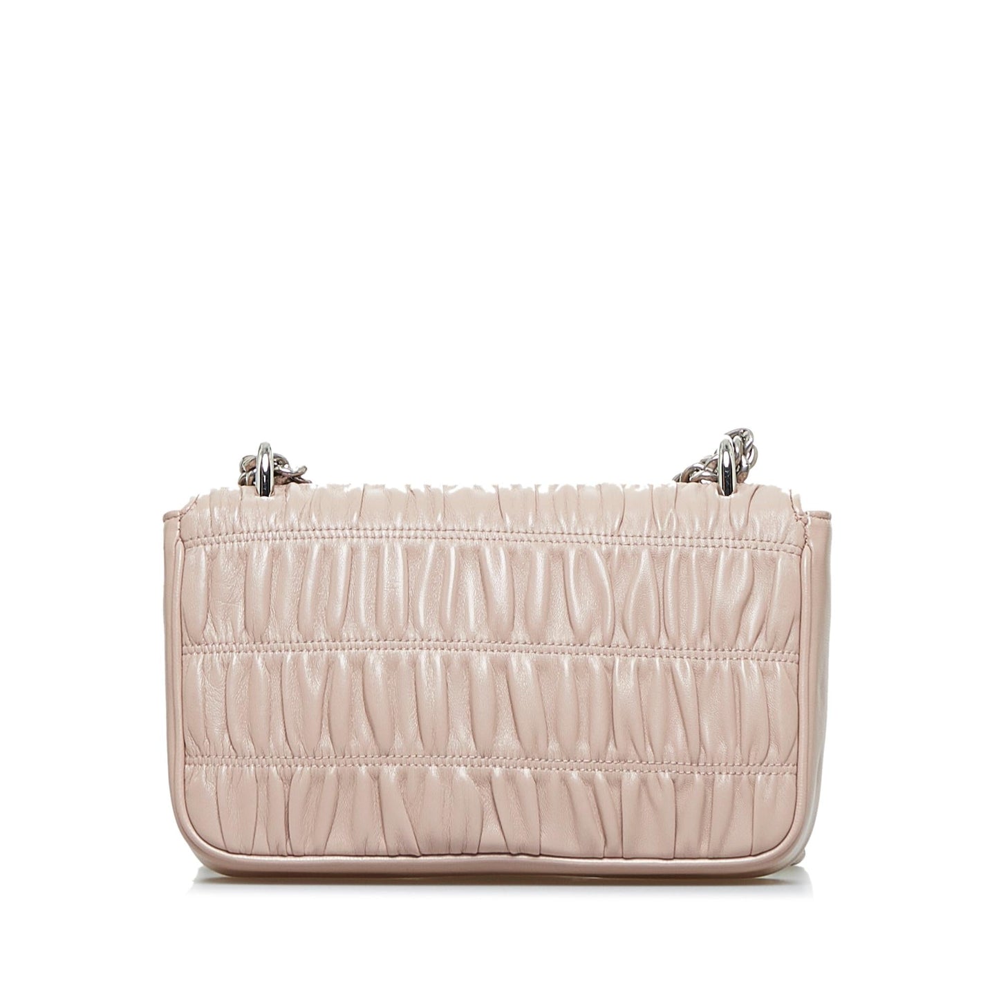 Prada Nappa Gaufre Chain Flap Bag (SHG-ynKRzj)