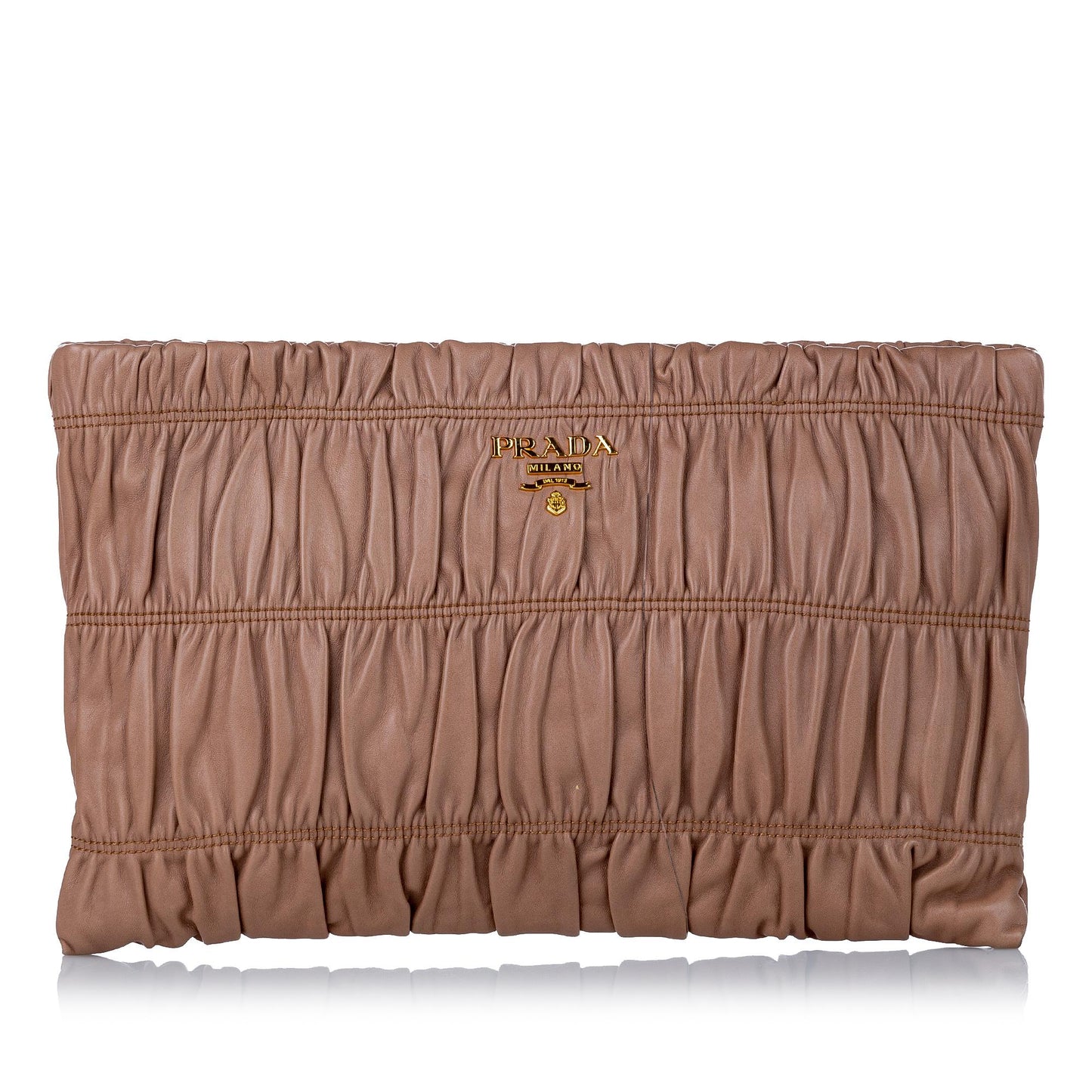 Prada Nappa Gaufre Clutch Bag (SHG-37588)