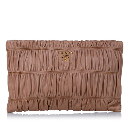 Prada Nappa Gaufre Clutch Bag Handbag - Ewore Bags