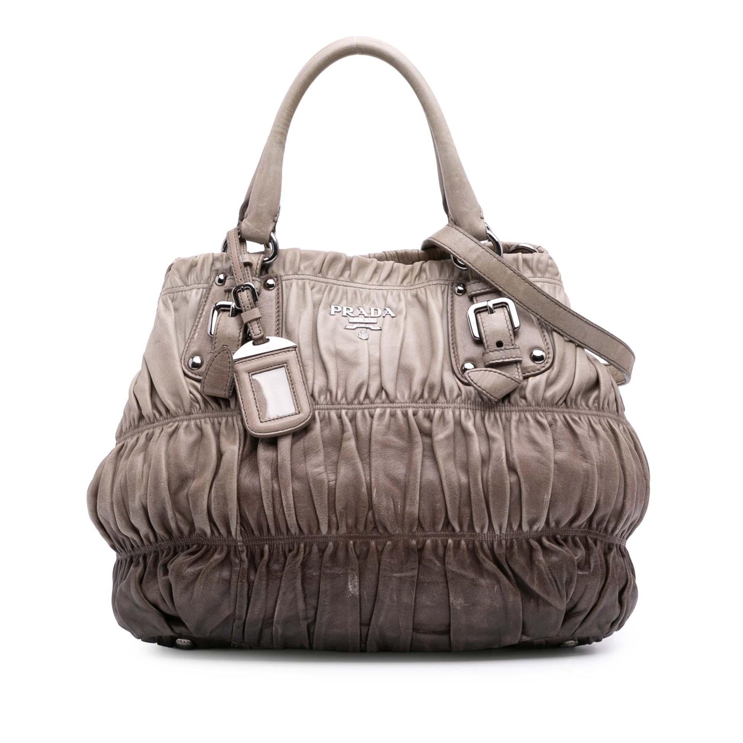 Prada Nappa Gaufre Ombre Satchel