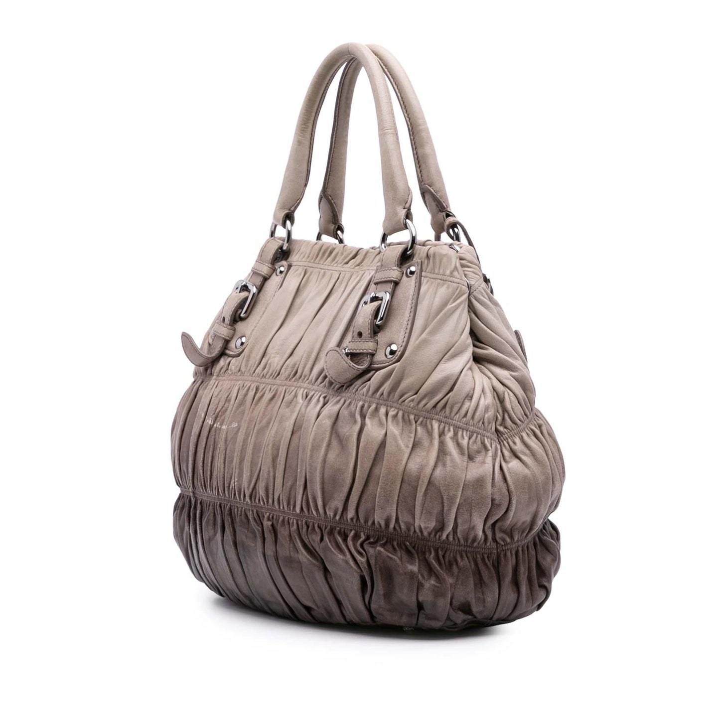 Prada Nappa Gaufre Ombre Satchel