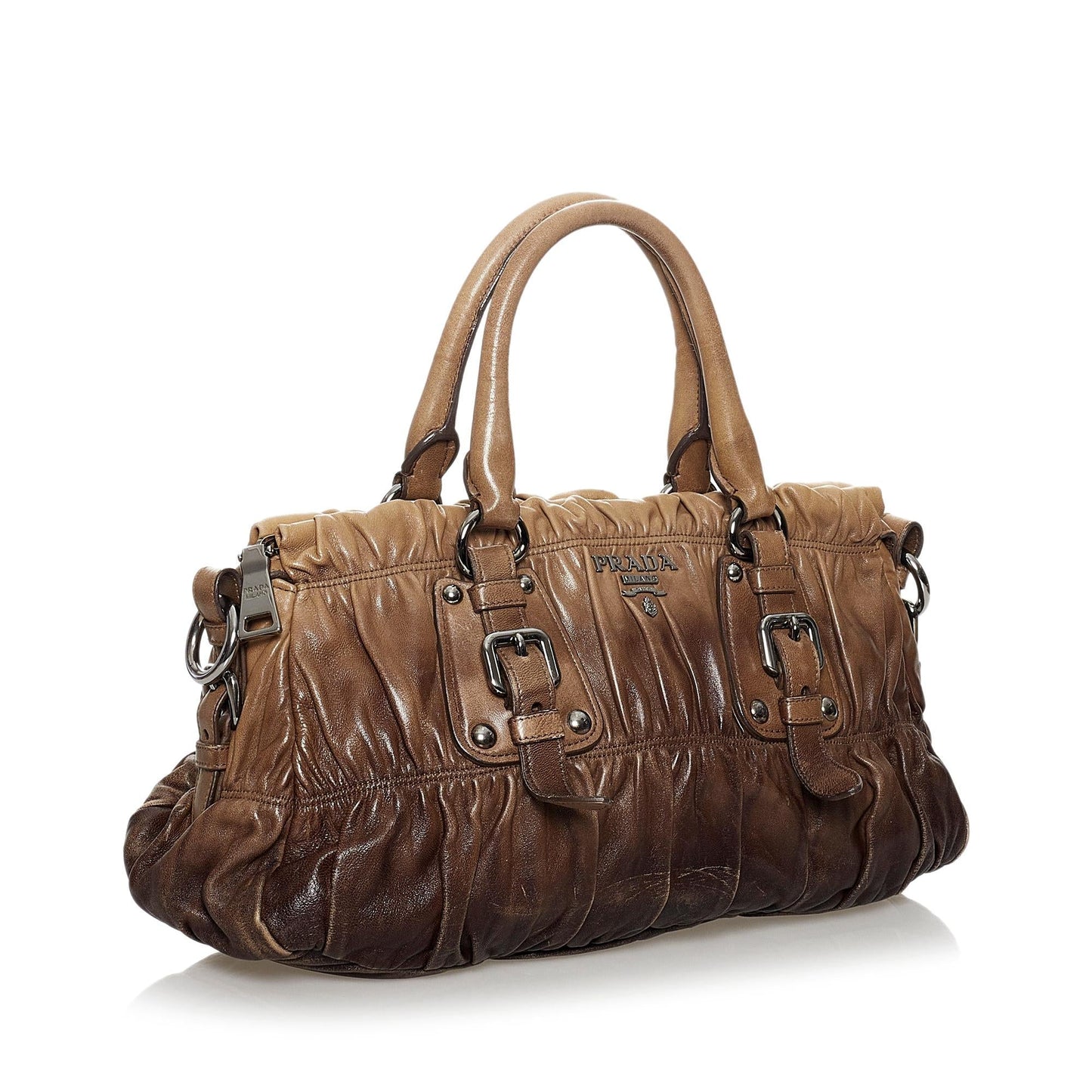 Prada Nappa Gaufre Satchel (SHG-30788)