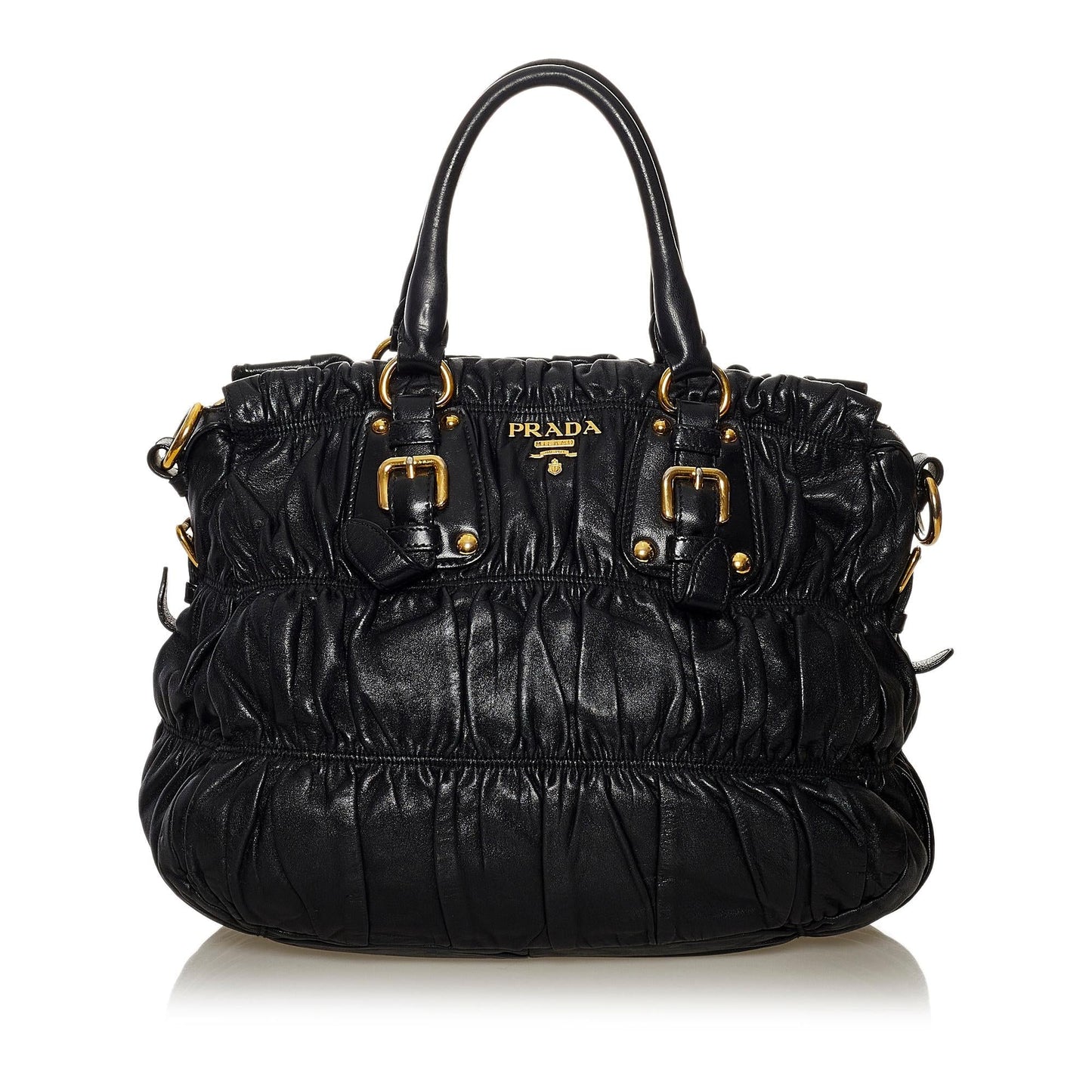 Prada Nappa Gaufre Satchel (SHG-33134)