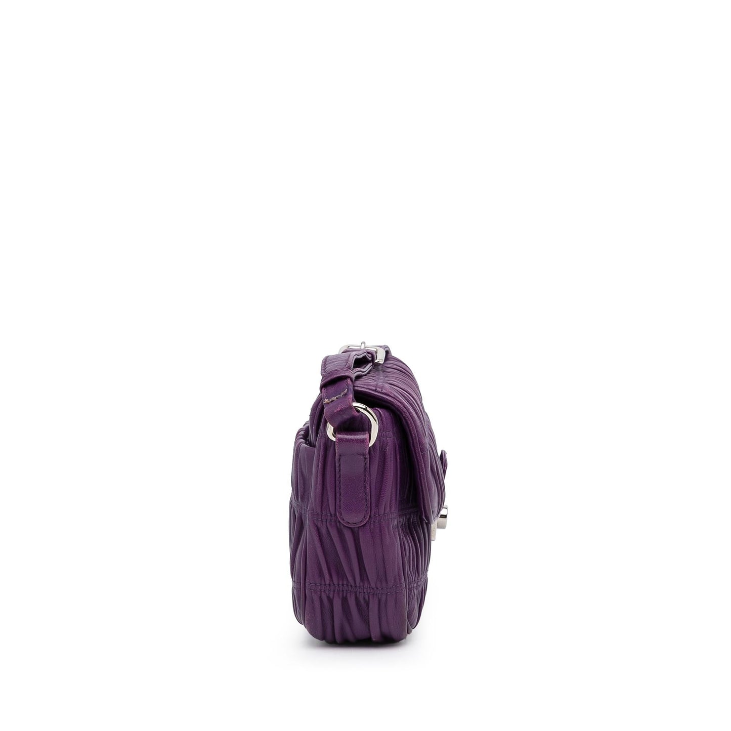 Prada Nappa Gaufre Sound Lock Crossbody Bag (SHG-GrlPP0)