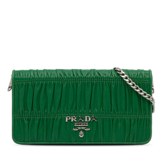 Prada Nappa Gaufre Wallet on Chain (SHG-fW7eo9)