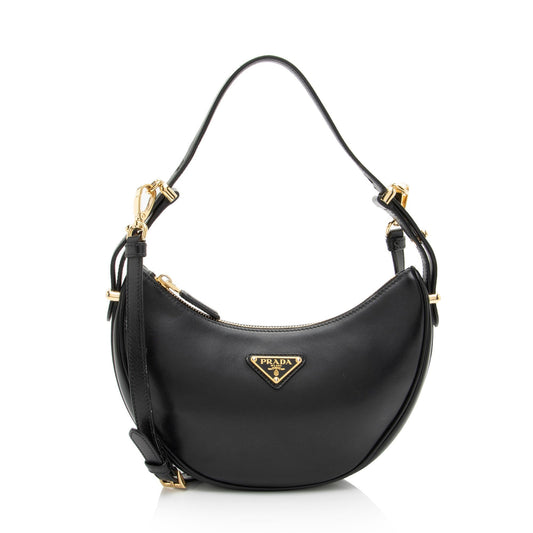 Prada Nappa Leather Arque Shoulder Bag