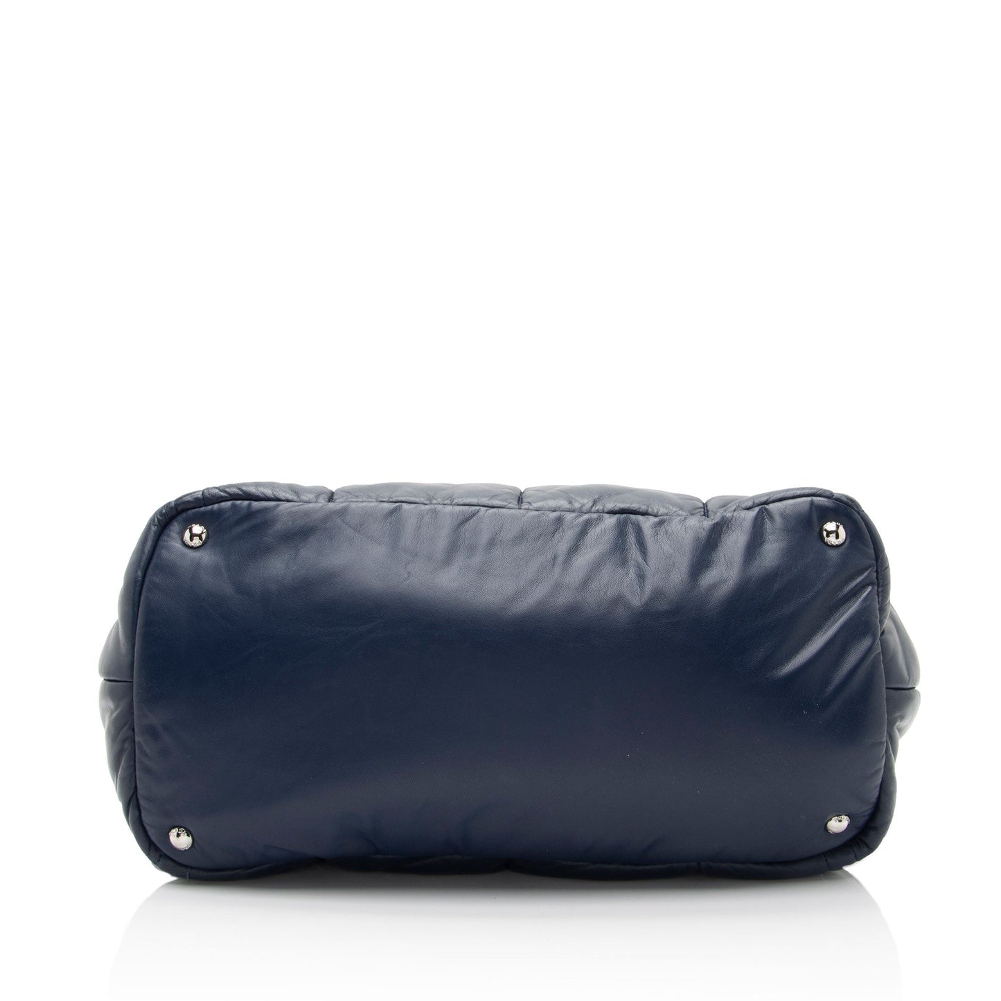 Prada Nappa Leather Quilted Bomber Tote (SHF-7Nco1H)