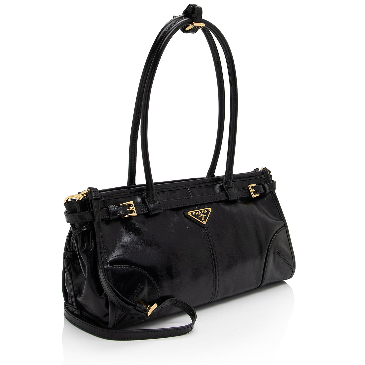 Prada Nappa Leather Medium Shoulder Bag (SHF-bsC8qL)