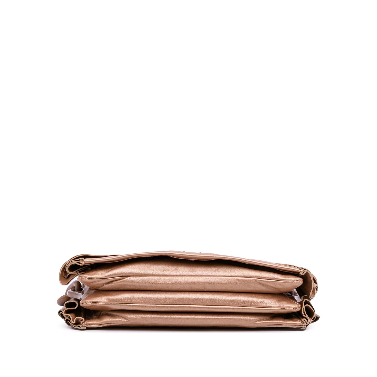 Prada Nappa Ruffle Resin Chain Shoulder Bag