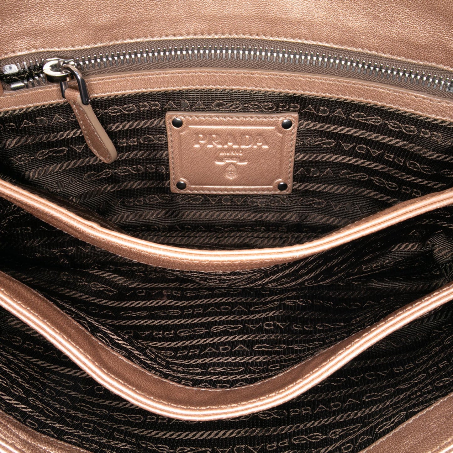 Prada Nappa Ruffle Resin Chain Shoulder Bag
