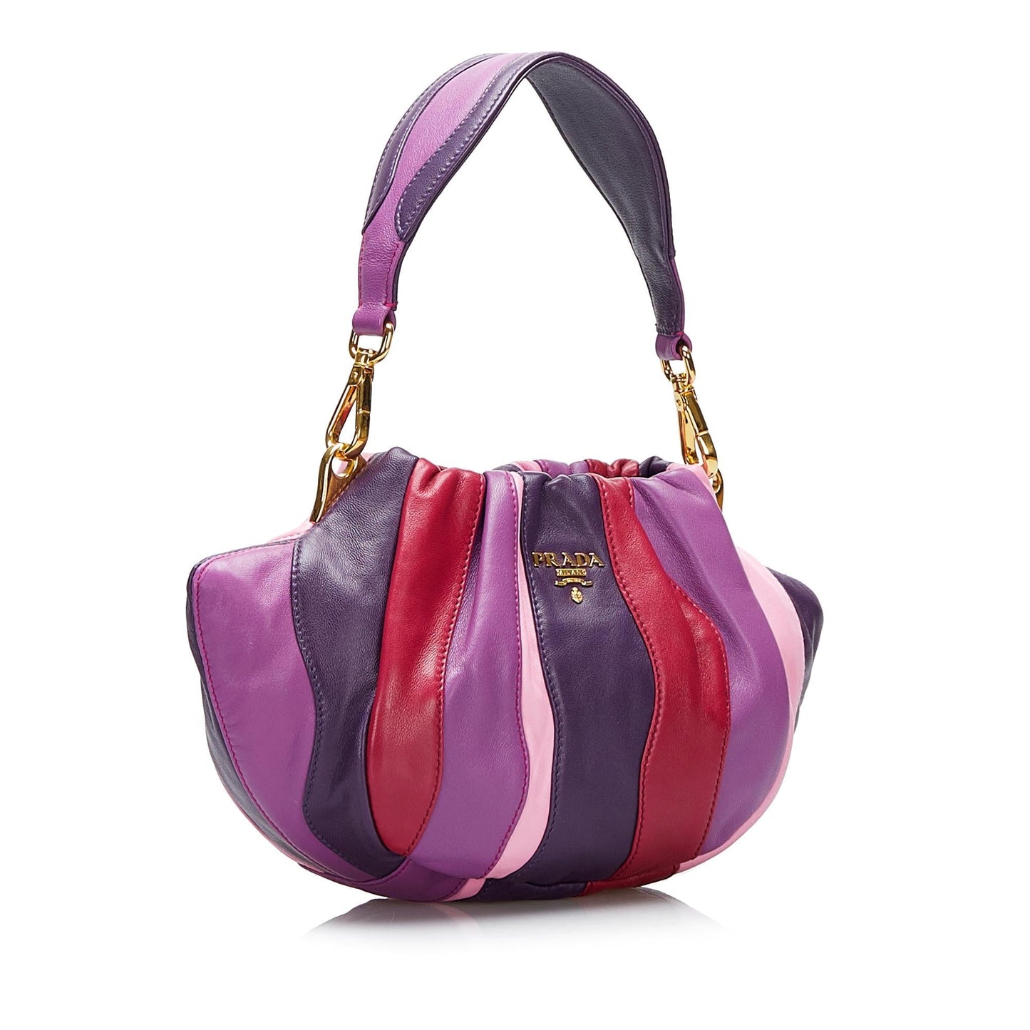 Prada Nappa Trembled Blossoms Stripes (SHG-5lKPak)