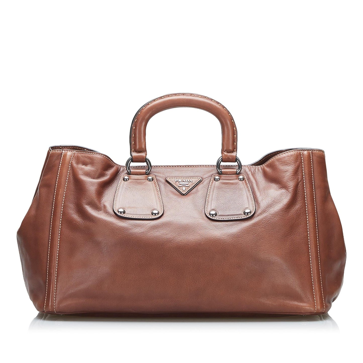 Prada Nocciolo Soft Satchel (SHG-pXsSYC)