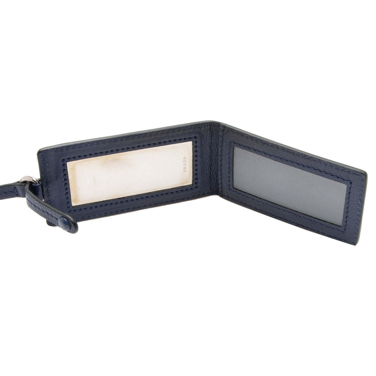 Prada Glace Calf Luggage Tag (SHF-L4NXx9)