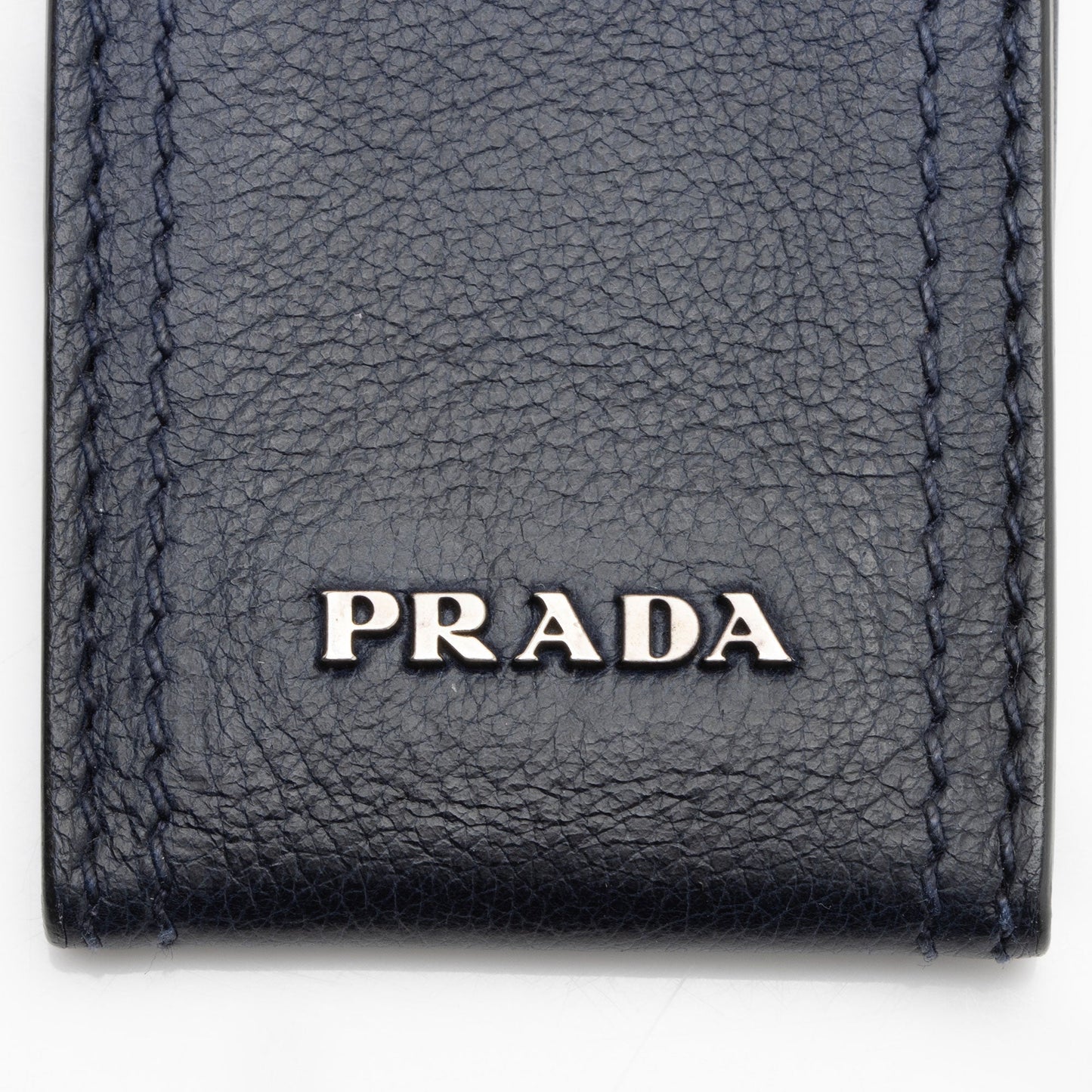 Prada Glace Calf Luggage Tag (SHF-L4NXx9)