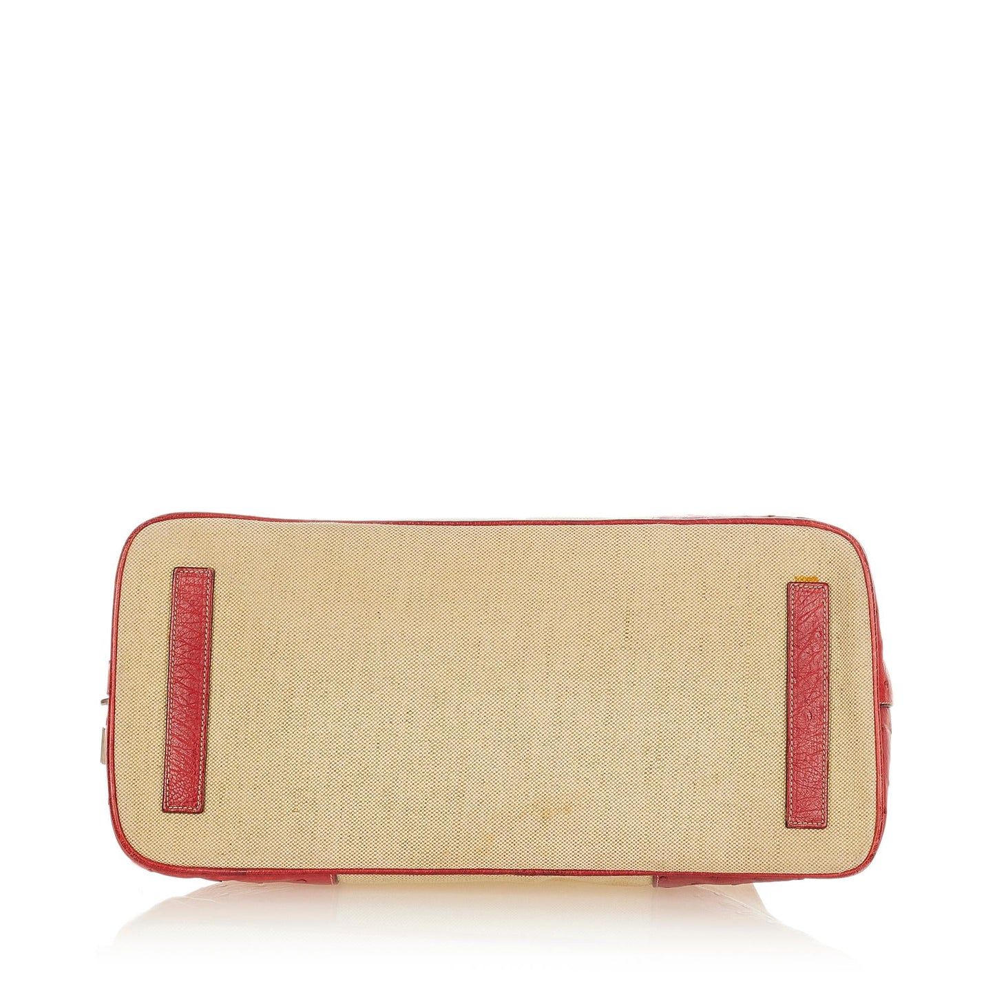 Prada Ostrich Trimmed Dome Handbag - Ewore Bags