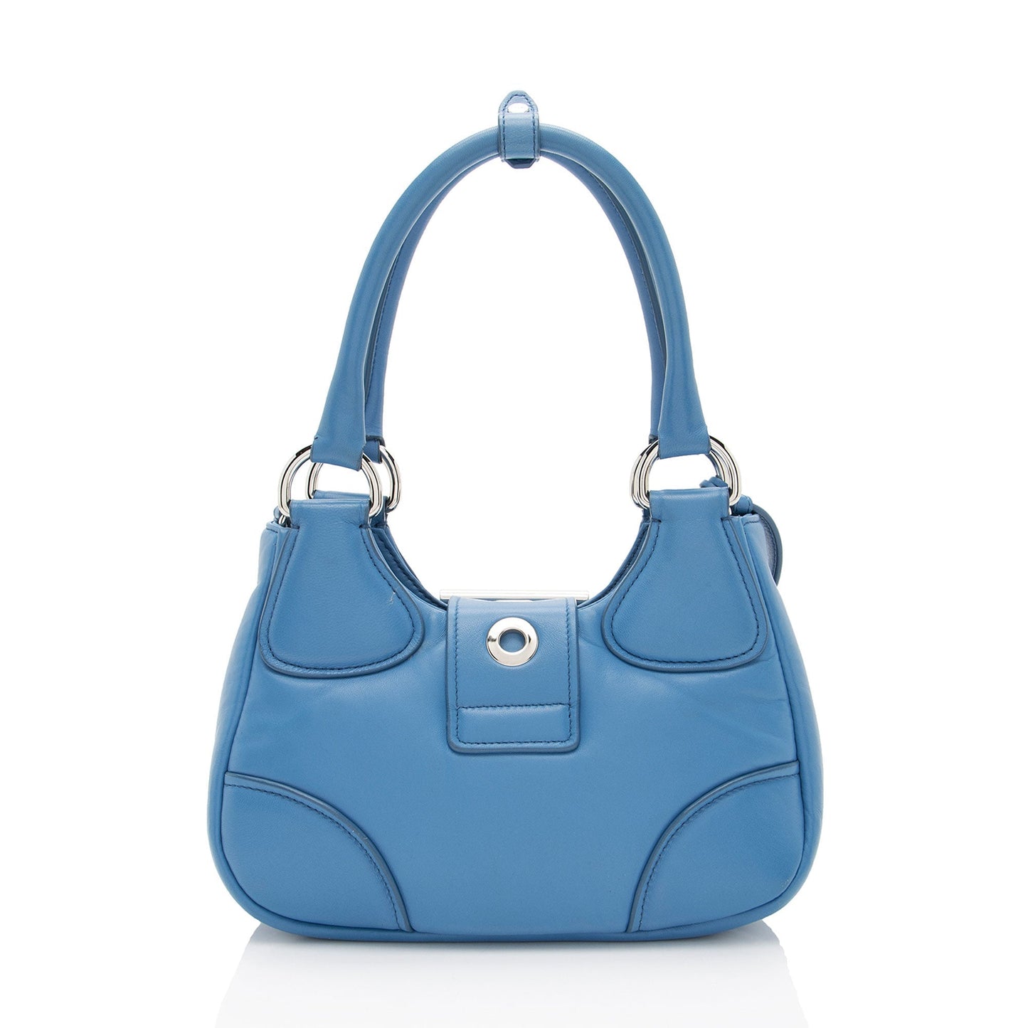 Prada Padded Nappa Re-Edition 2002 Mini Moon Bag