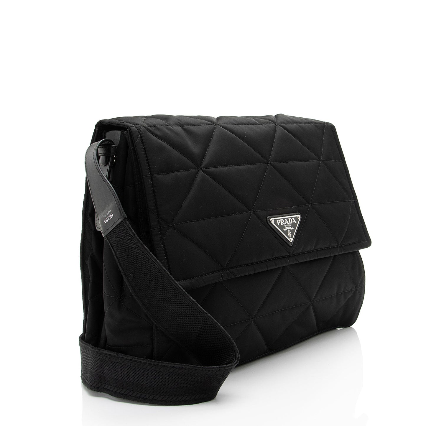 Prada Padded Re-Nylon Flap Messenger