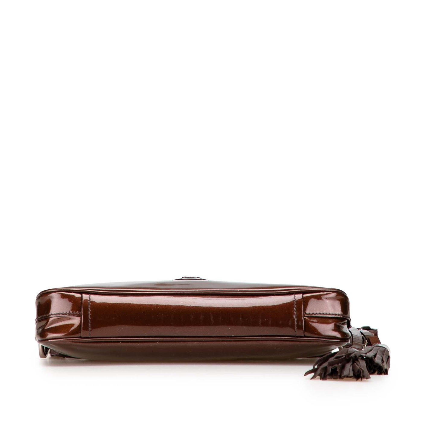 Prada Patent Tassel Shoulder Bag