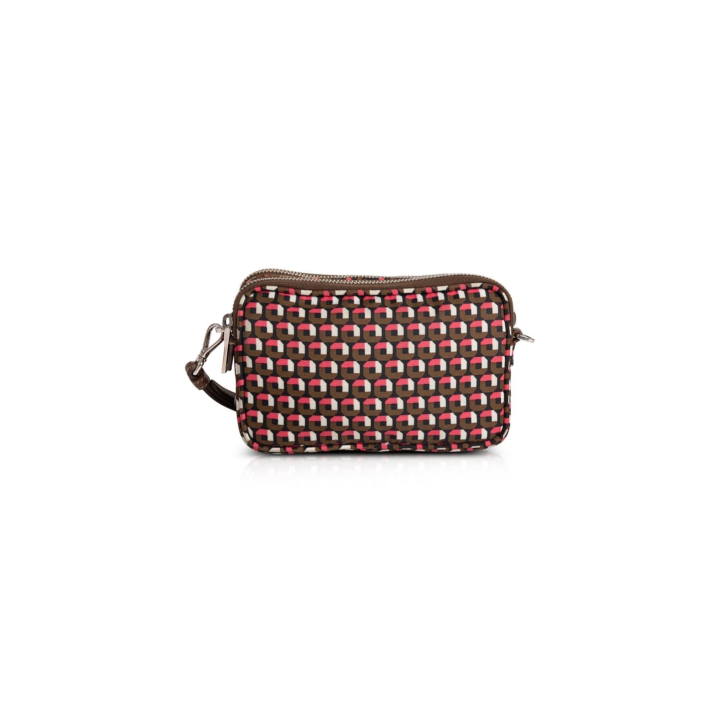Prada Printed Tessuto Nylon Convertible Crossbody Bag