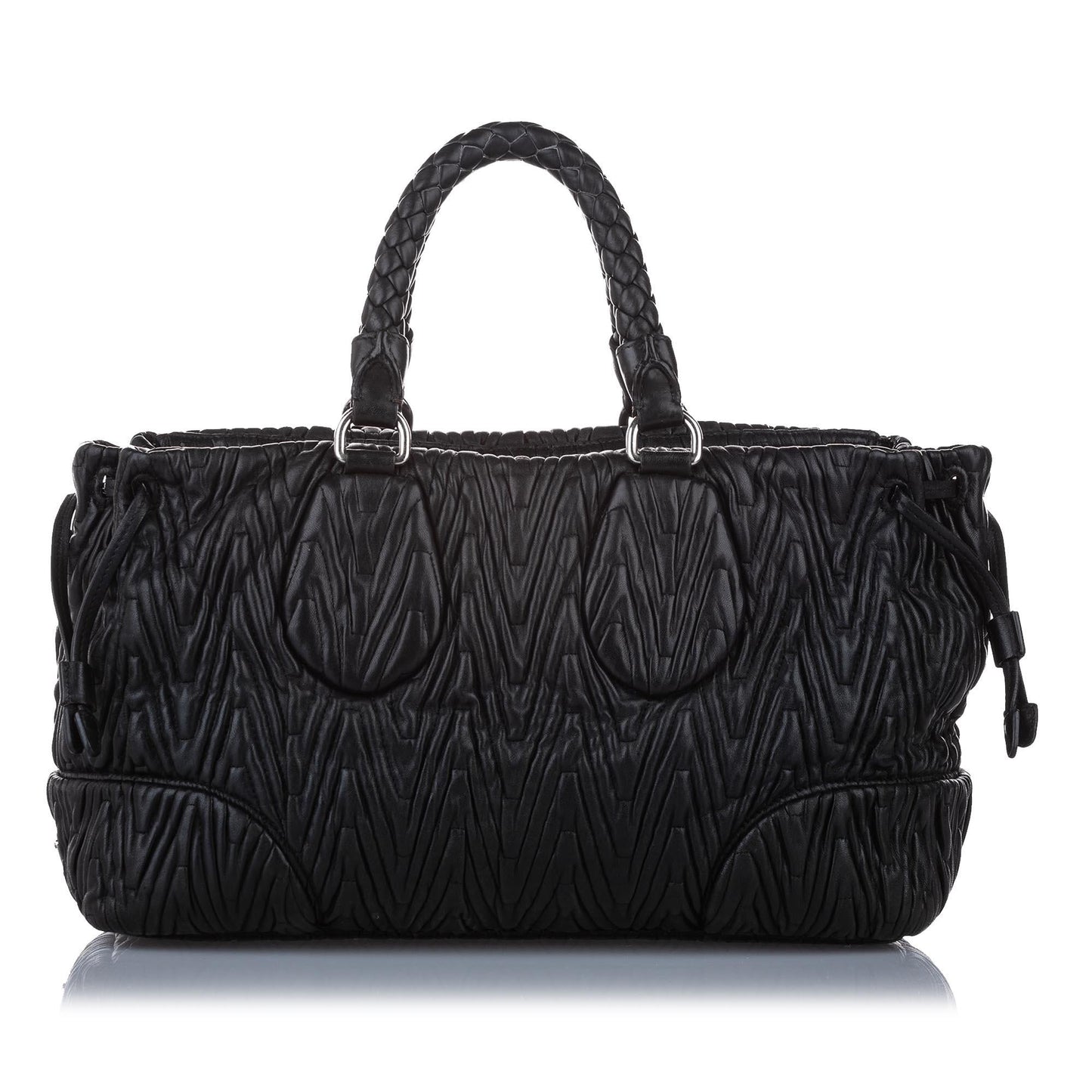 Prada Quilted Leather Satchel (SHG-14841)
