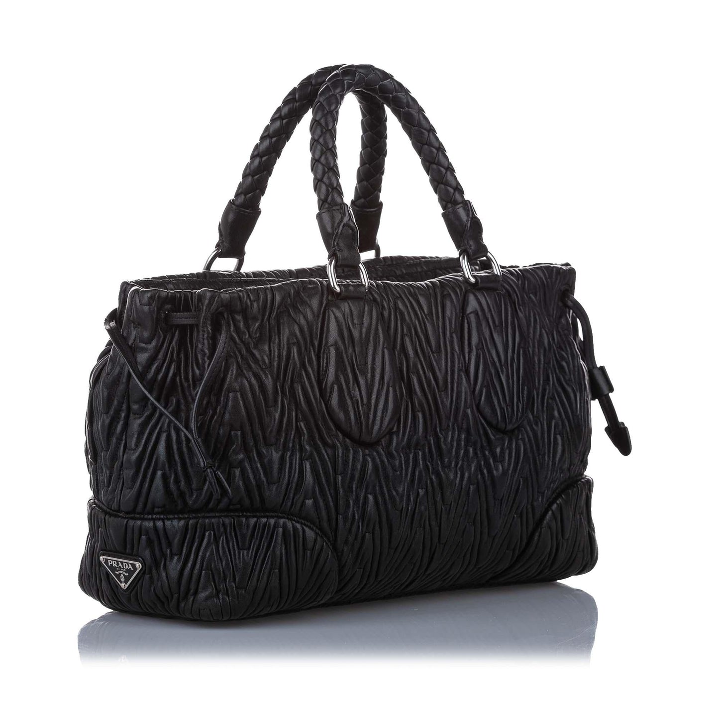 Prada Quilted Leather Satchel (SHG-14841)