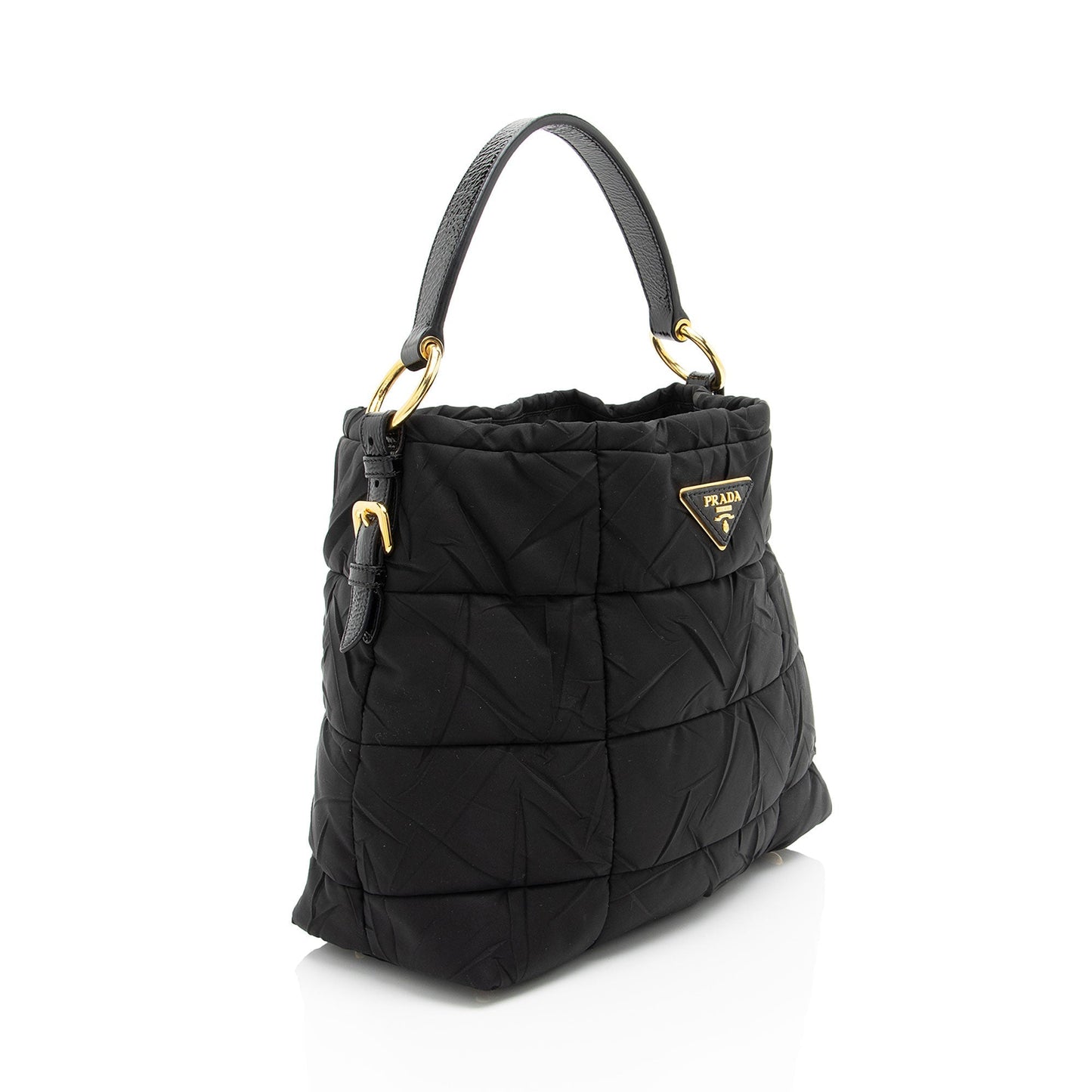Prada Quilted Tessuto Shoulder Bag (SHF-tluc77)