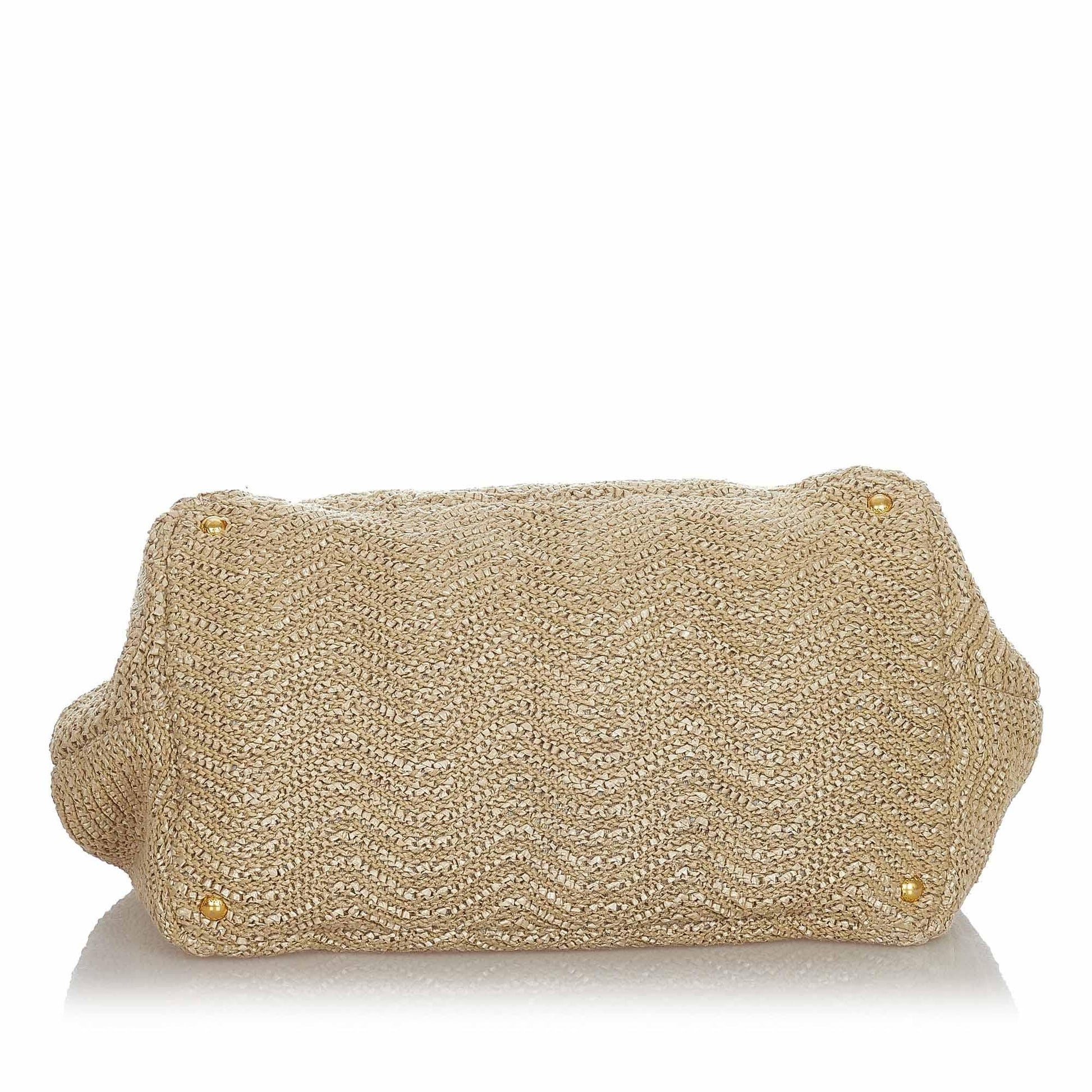 Prada Raffia Satchel - Ewore Bags