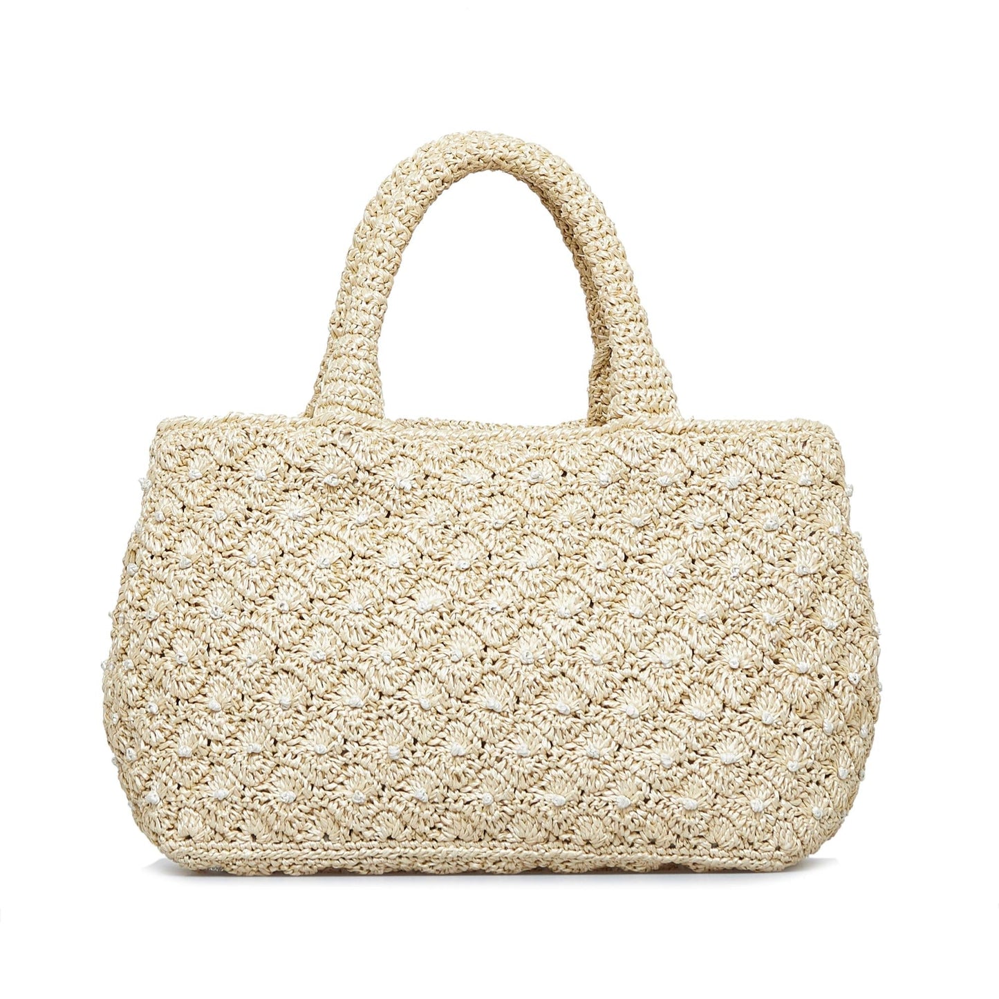 Prada Raffia Satchel (SHG-mfUBGp)