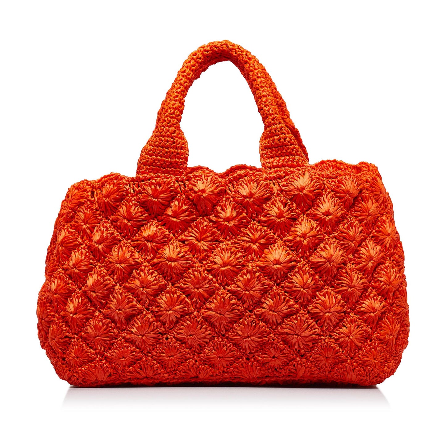 Prada Raffia Satchel (SHG-KjgFSn)