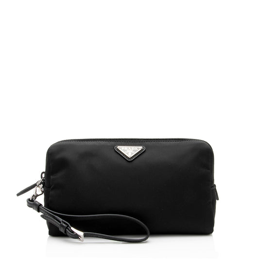 Prada Re-Nylon Pouch Wristlet (SHF-Z14Jtl)