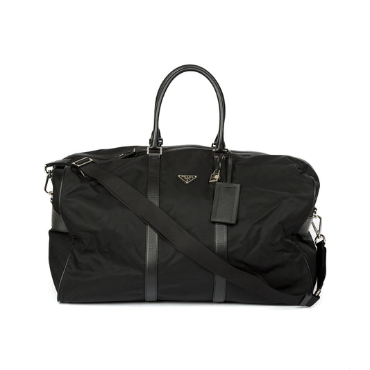 Prada Re-Nylon & Saffiano Leather Large Duffle Bag